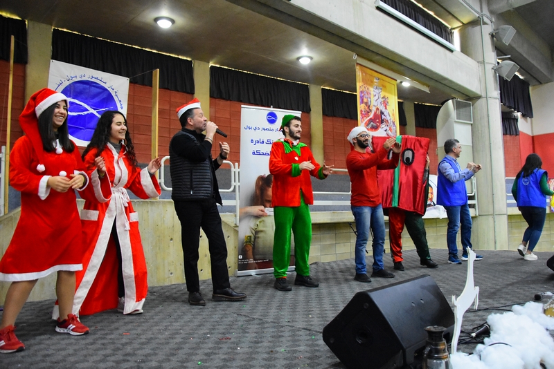 Saint Vincent de paul celebrating Christmas at Jesus & Mary school